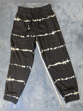 Japna Black Tie-Dye Jogger Pants